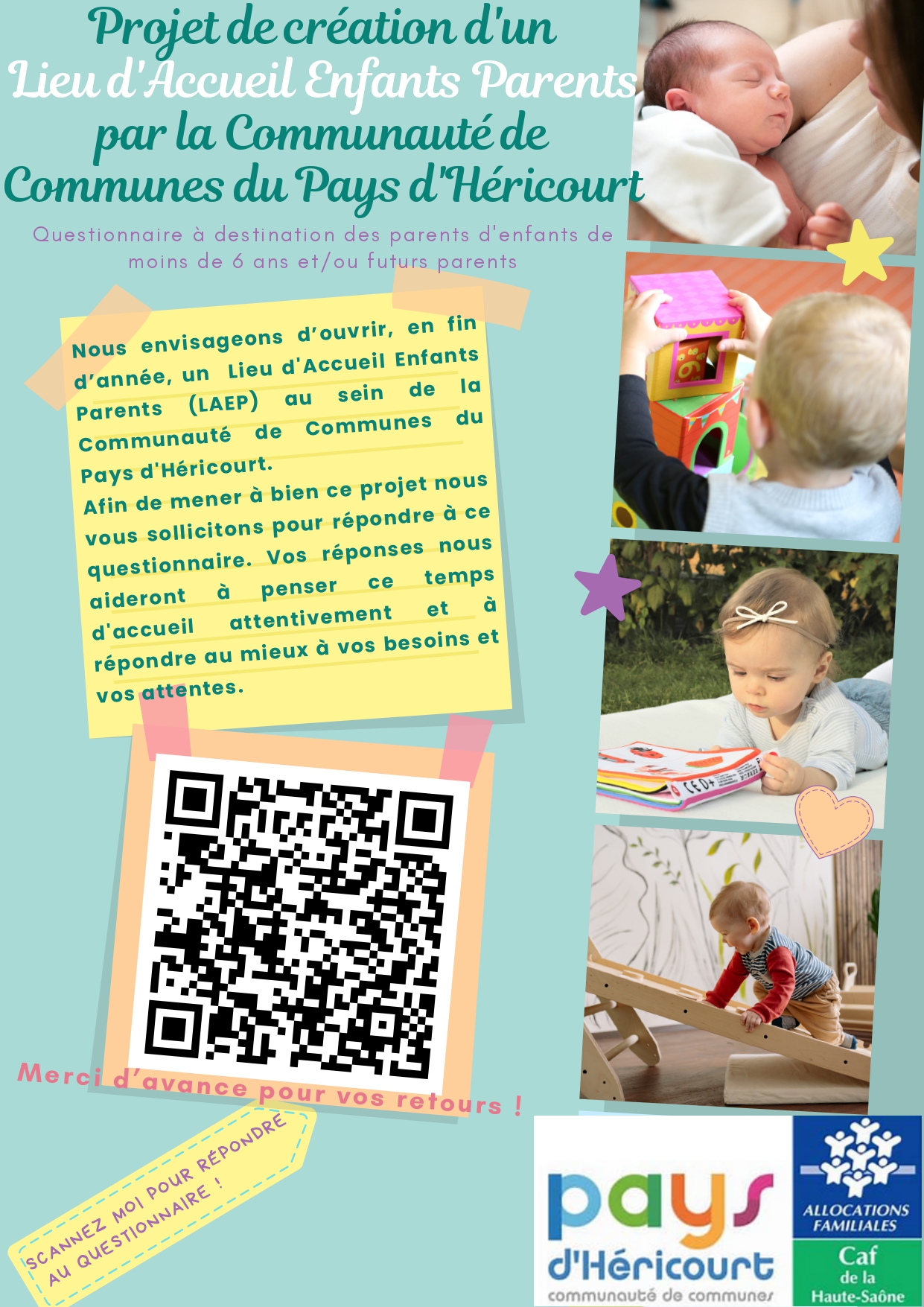 Projet de création d’un Lieu d’Accueil Enfants Parents au Pays d’Héricourt