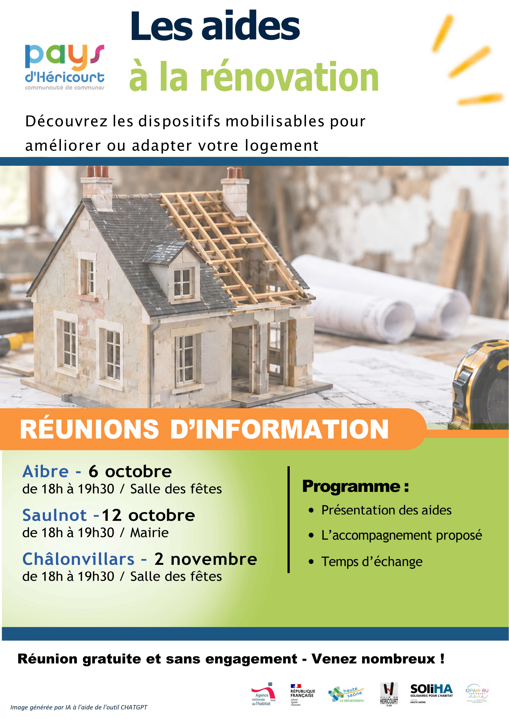 Réunions publiques Habitat Villages 2026